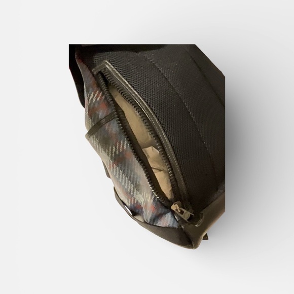 Coach Plaid Navy and Black Men's Backpack - Picture 4 of 6